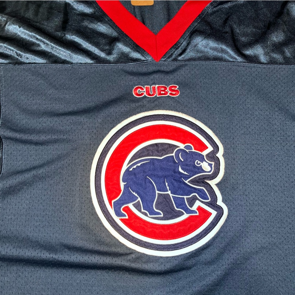 Vintage 90s Chicago Cubs Jersey Mens Football Style MLB Lee Sport Sz 3X Preowned - Picture 3 of 7
